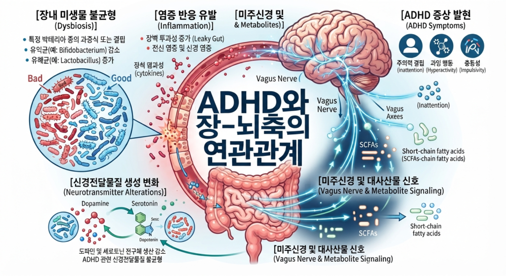 ADHD와 장뇌축