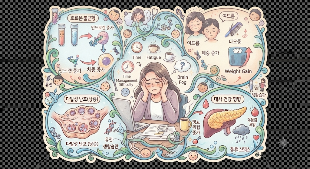 다낭성난소증후군(PCOS) 걸린사람