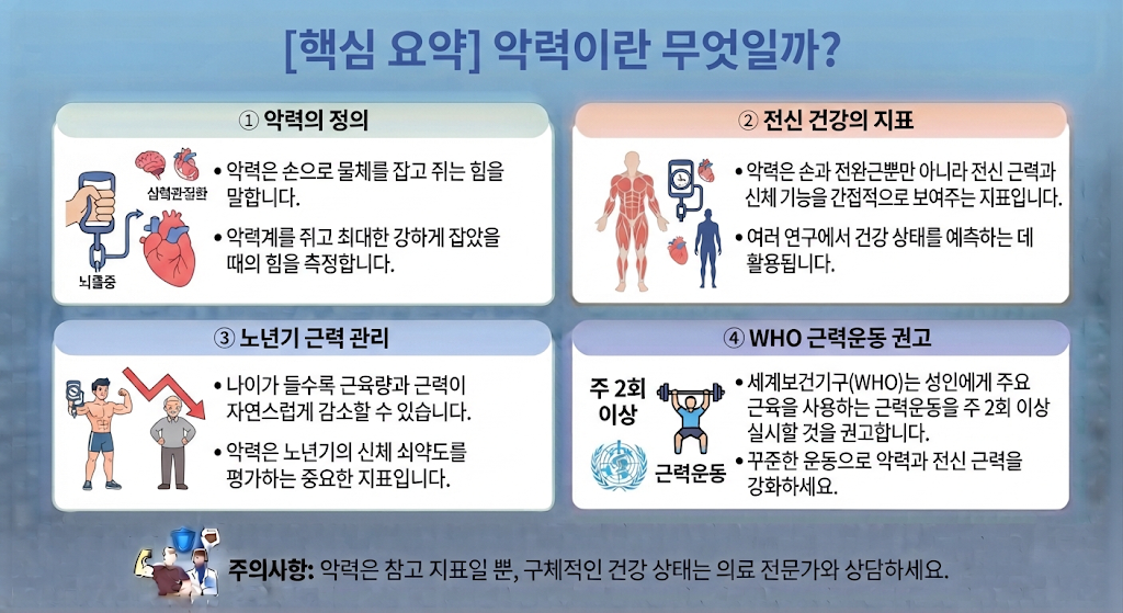 악력 테스트