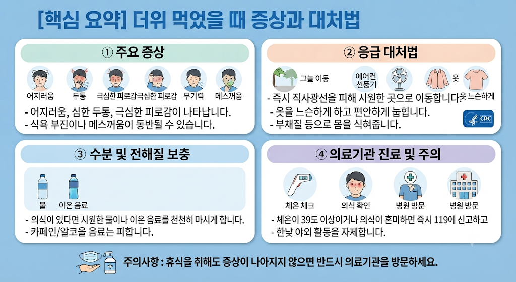 더위 먹었을때
