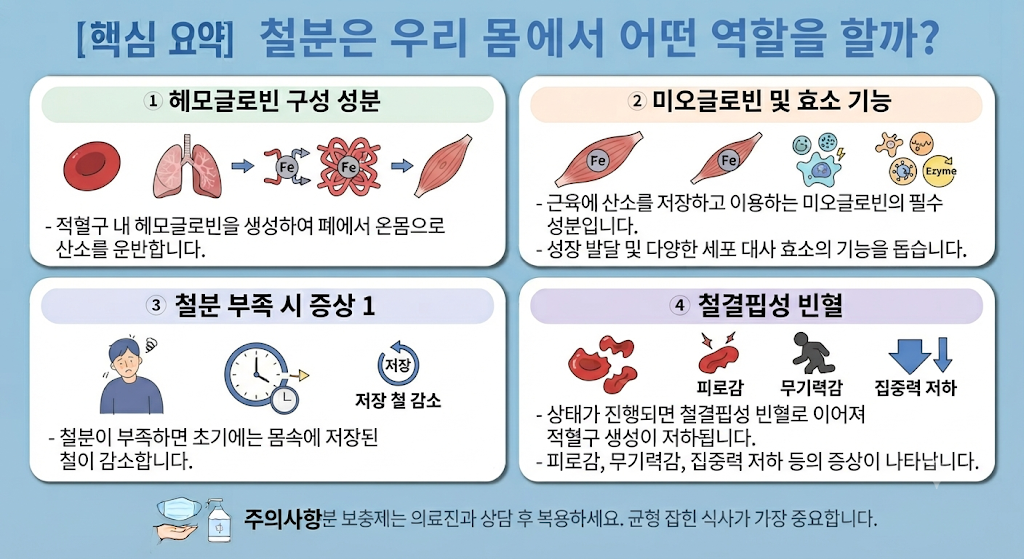 철분 많은 음식