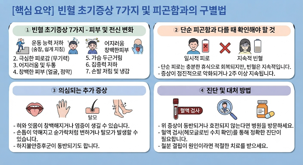 빈혈 초기증상