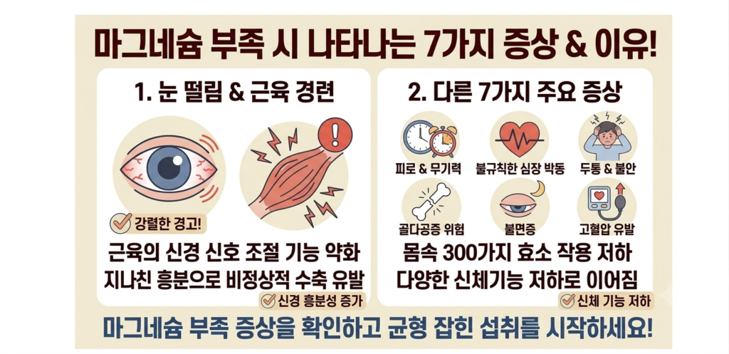 마그네슘 부족 증상