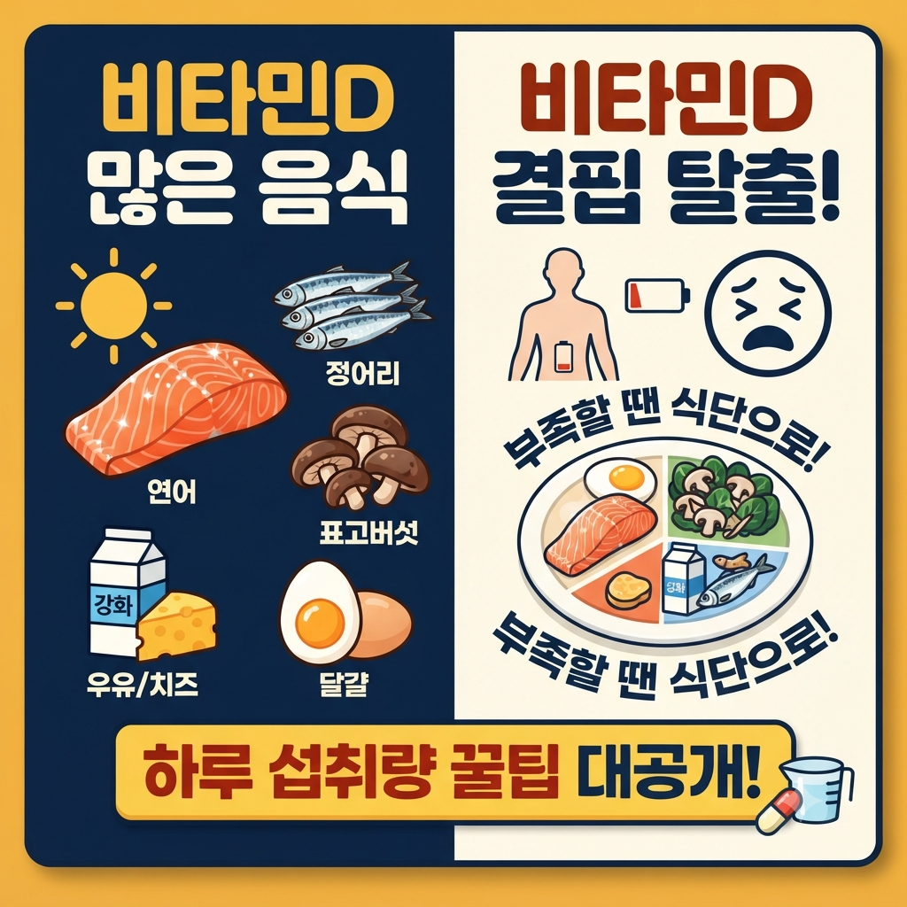 비타민D 많은 음식