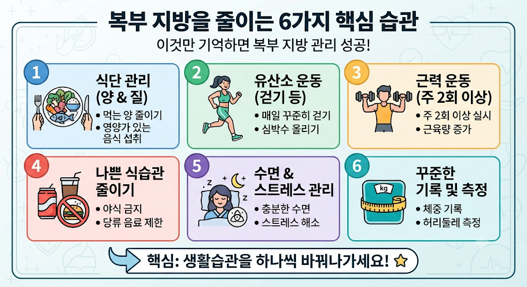 뱃살 빼는법
