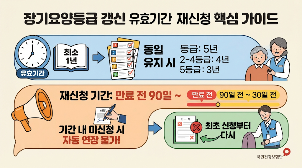 장기요양등급 갱신