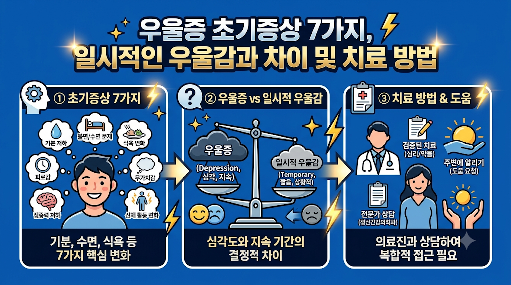 우울증 초기증상 7가지